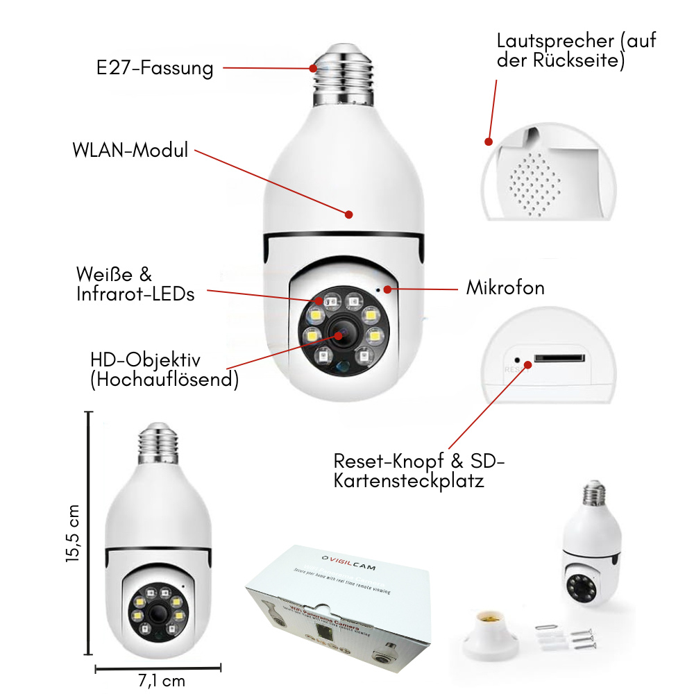 Hoffmarkt SmartCam™ Sicherheitssystem