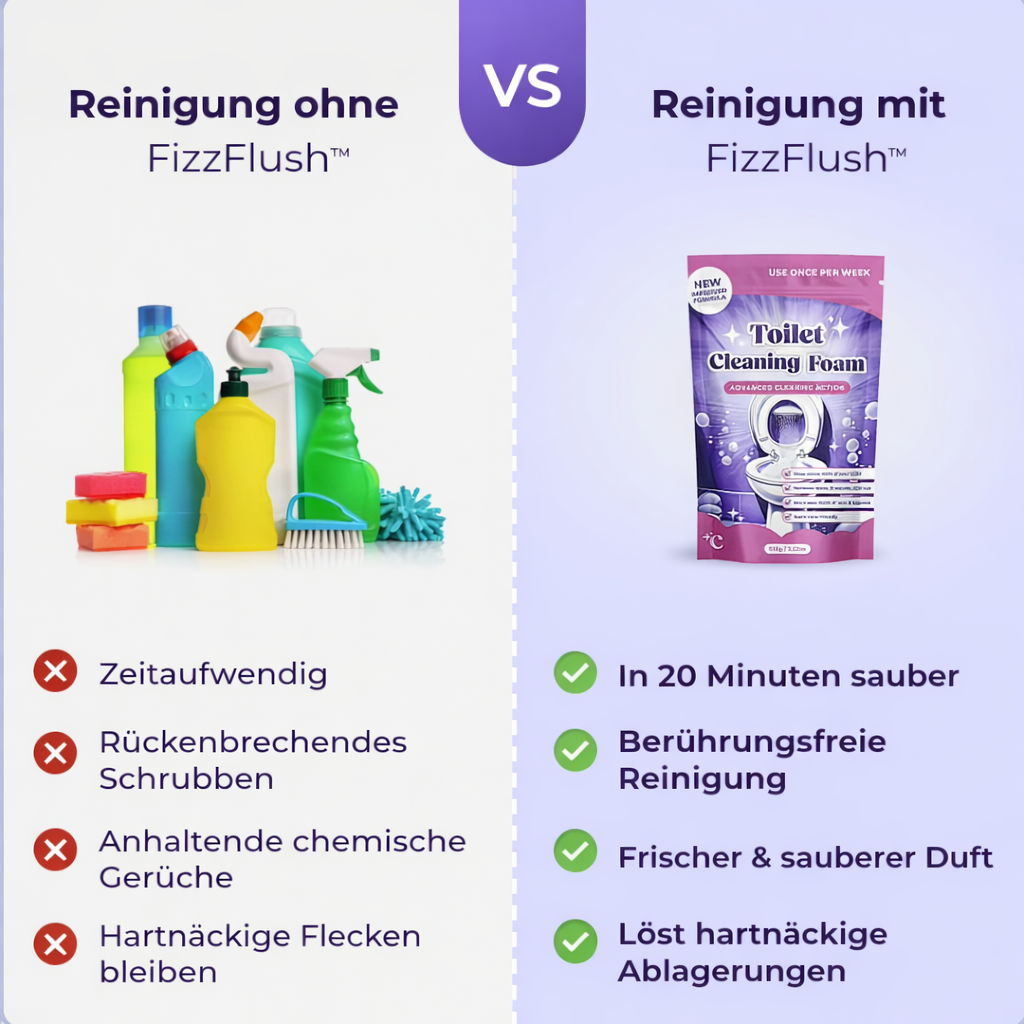 Hoffmarkt FizzFlush™ WC-Reinigungspulver