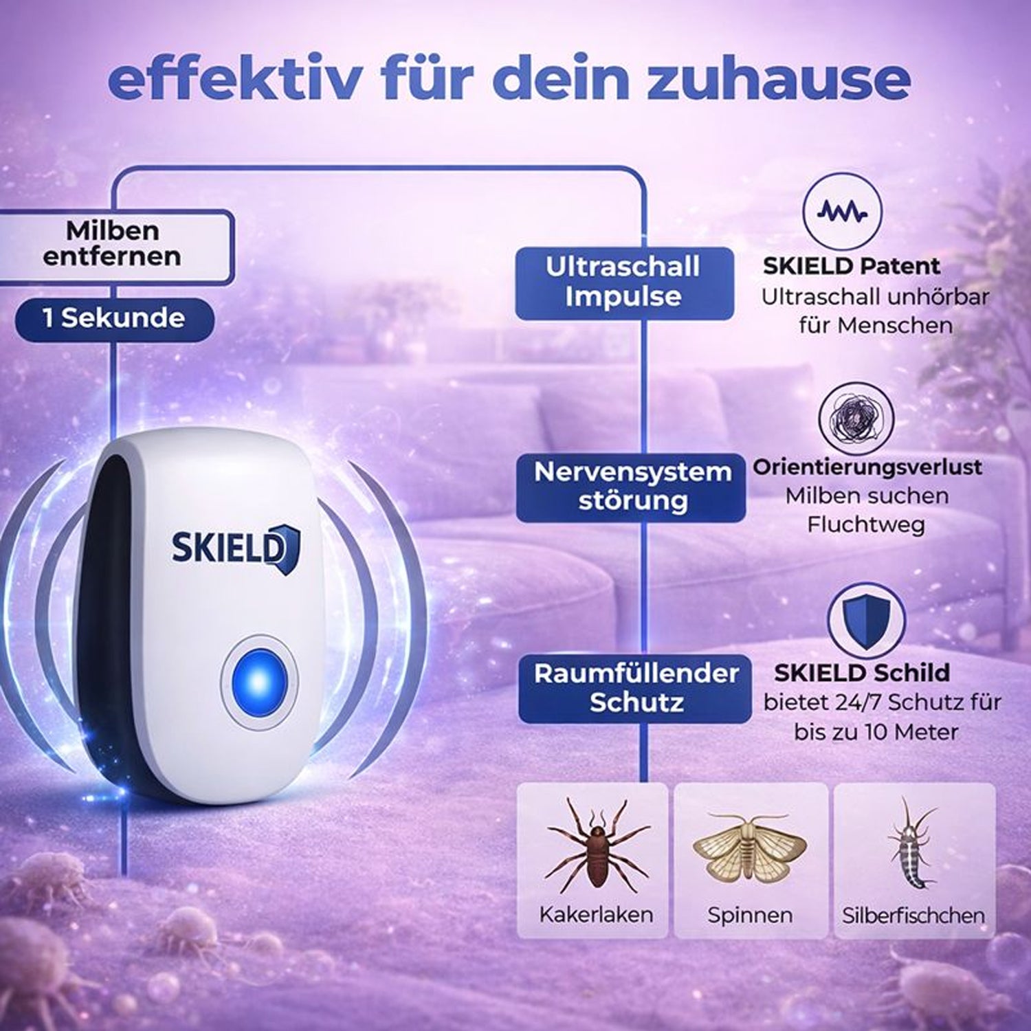 Hoffmarkt PestShield™ Ultraschall-Schutz