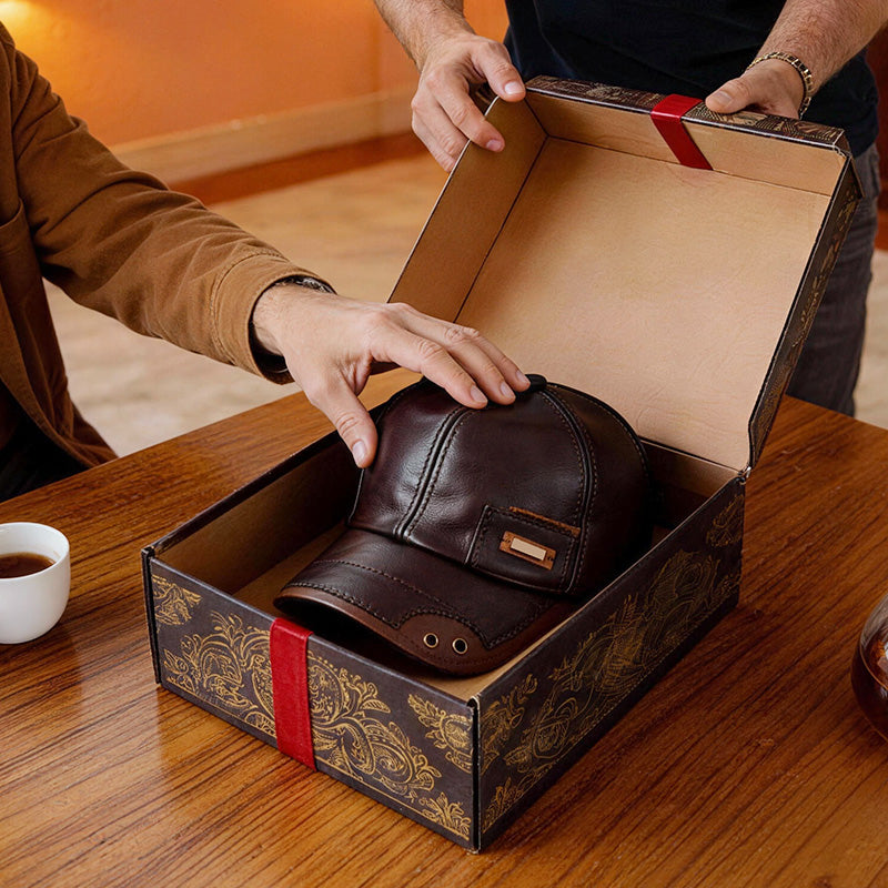 Hoffmarkt Warmhide™ - Leder Winterkappe